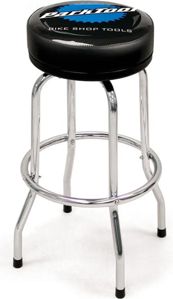 Tabouret de magasin STL-1.2 en acier avec assise pivotante confort