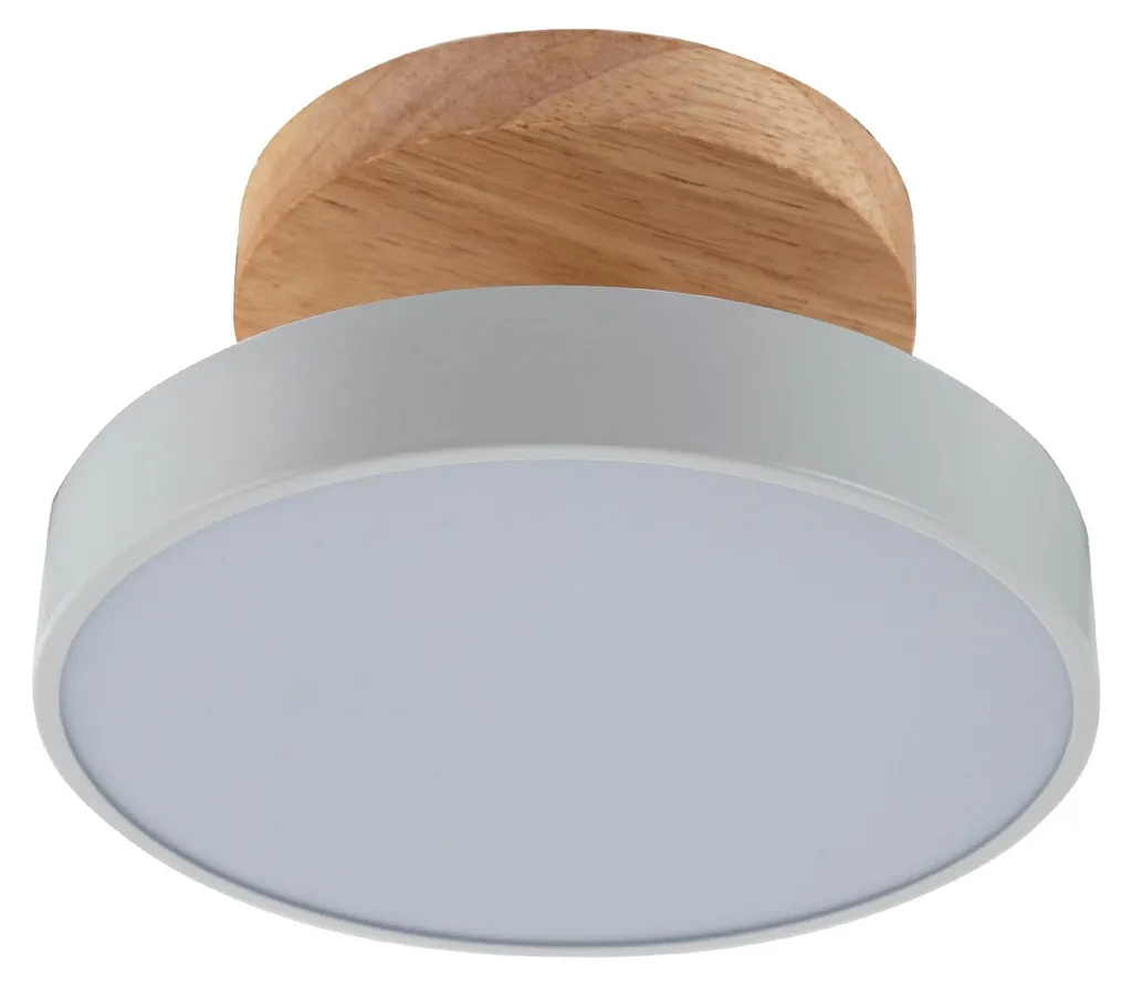 Plafonnier design moderne rond marron à luminosité réglable Ø40cm - 3