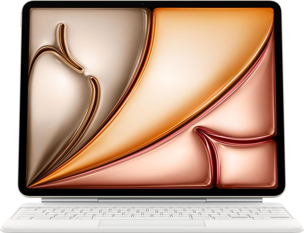 Magic Keyboard für das 13" iPad Air (M3) - Deutsch - weiß Produktbild 
