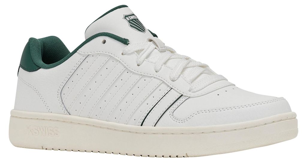 K-swiss COURT PALISADES COURT STYLE Herren Weiß Sneakers Echtleder 06931-146-M