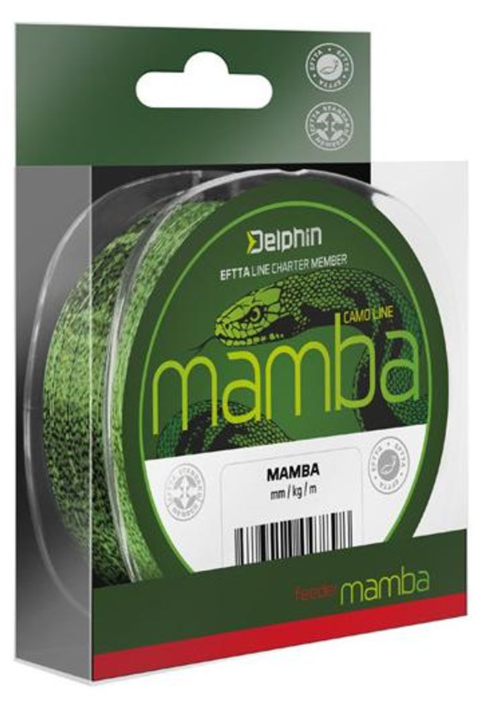 Delphin Mamba Feeder Camouflage 0,18 mm 200 m 6,3 lbs Angelleine