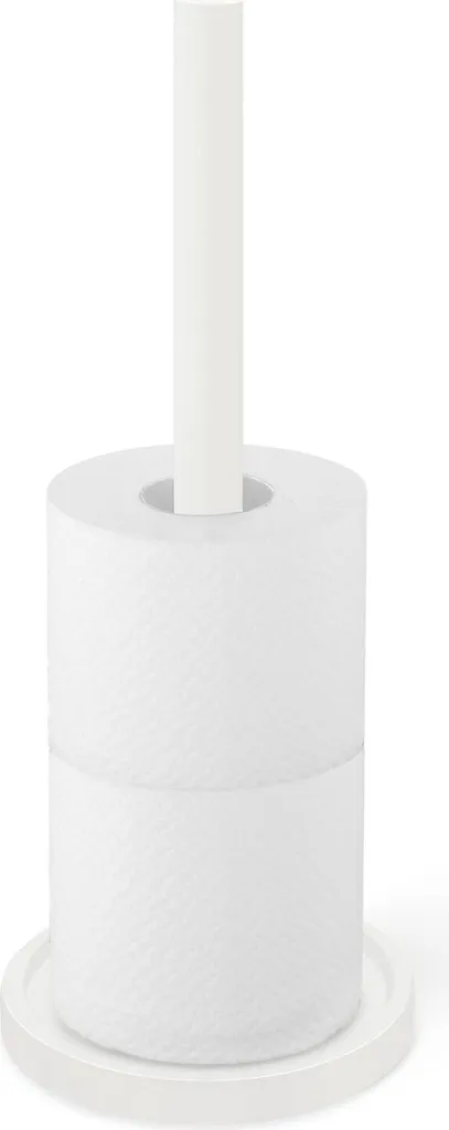ZACK 40130 MIMO Support Papier Toilette de Rechange en Acier Blanc
