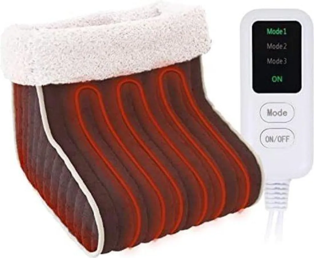 Chauffe-pieds électriques avec arrêt automatique et revêtement polaire