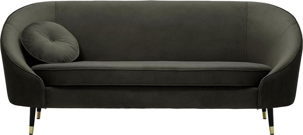 Dreisitzer-Sofa Kooper-Velluto 19-Standard piping-brass
