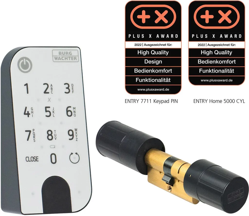Serrure électronique à code ENTRY Home 5001 pour porte d'entrée maison