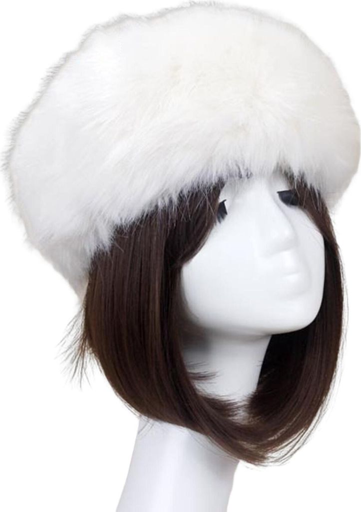 Winter-Beckenhut mit Kunstpelzfutter, hohle Oberseite, faltbar, wärmespeichernd, flauschige Kopfbedeckung, winddicht, für Wandern, Reisen, Einkaufen