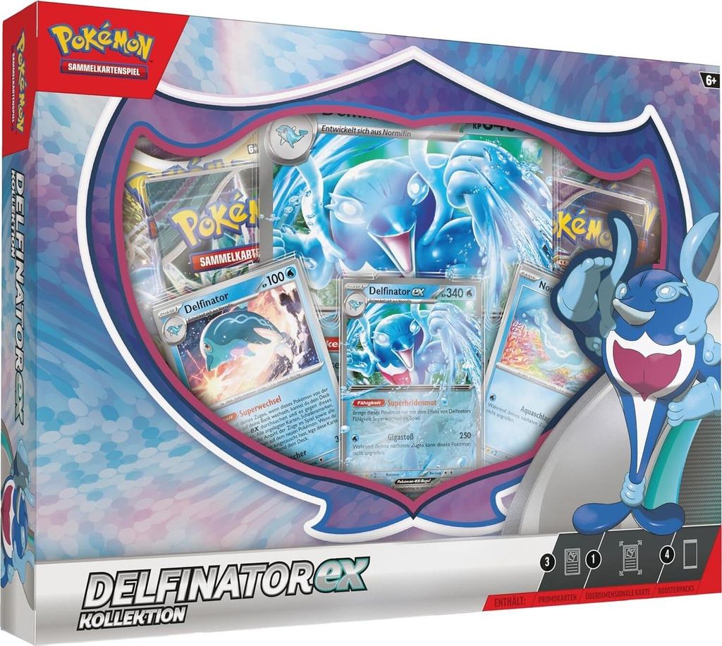 Collezione Pokémon Delfinator Ex - Tedesco Immagine del prodotto 