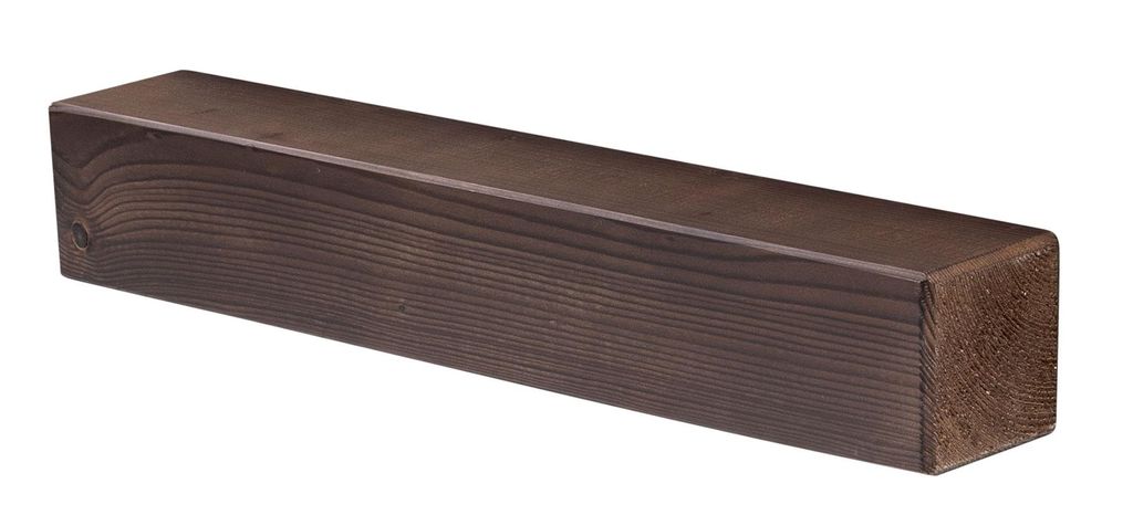 levandeo Wandregal Holz Massiv 60x10cm Nussbaum Farbig Produktbild 