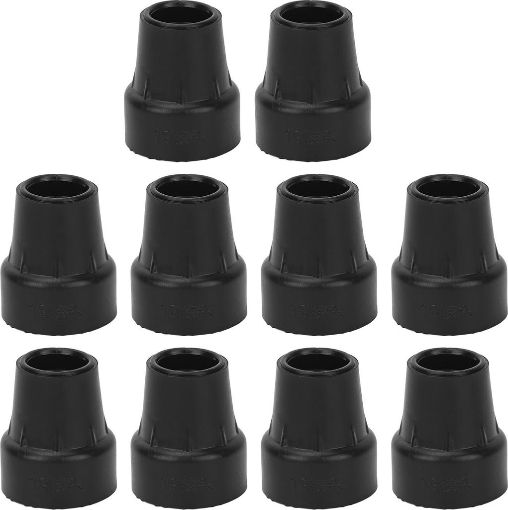 Krückenspitzen 10 Stück, Gummi Rutschfest, 19 Mm Produktbild 