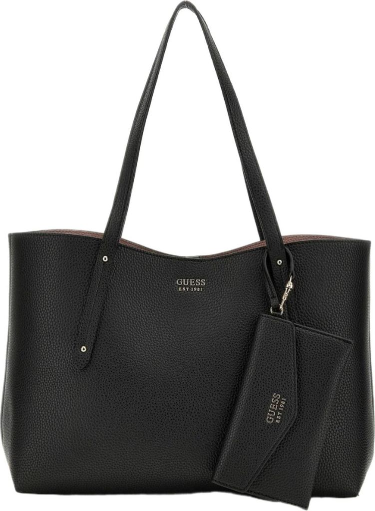 Borsa A Tracolla Del Marchio Guess Del Modello Brenton Nero Immagine del prodotto 