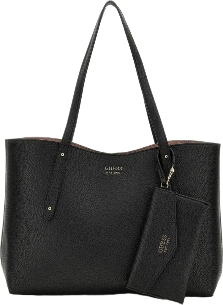 Sac de Cours et Travail Guess Brenton Noir - Idéal pour Bureau et Ville