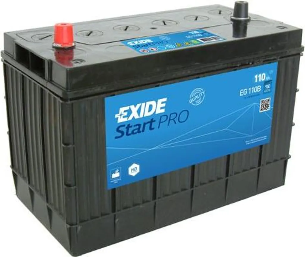 Batterie pour Land Rover Discovery et Defender EXIDE EG110B 12V 110Ah