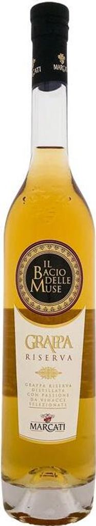 Marcati Grappa Riserva Il Bacio delle Muse 500ml 40% Vol. Produktbild 