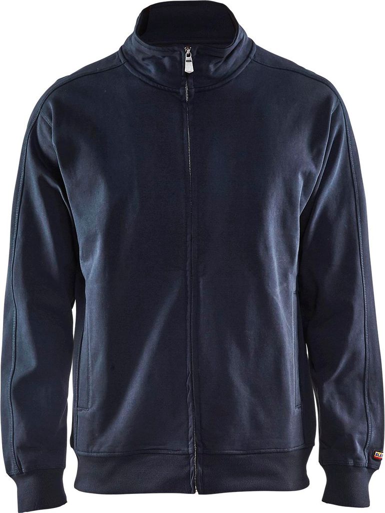 Blakläder Sweatshirt mit Reißverschluss 3349 1048 in div. Farben, Farbe:marineblau, Größe:L