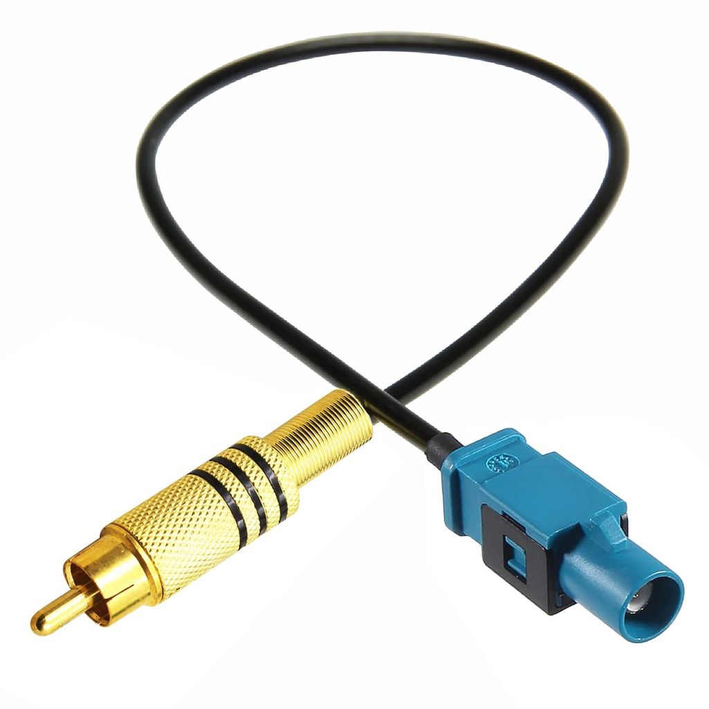 K46 Cinch Fakra Kabel Adapter RCA Video Rückfahrkamera passend für Ford Mercedes