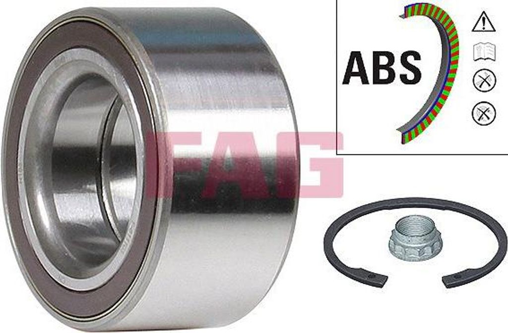 FAG 713 6495 50 Radlagersatz OE 2466785 kompatibel mit 1er F20, 1er F21, 2er F23, 2er F22, 3er F30, 3er F31, 4er F33, 4er F32, 4er F36