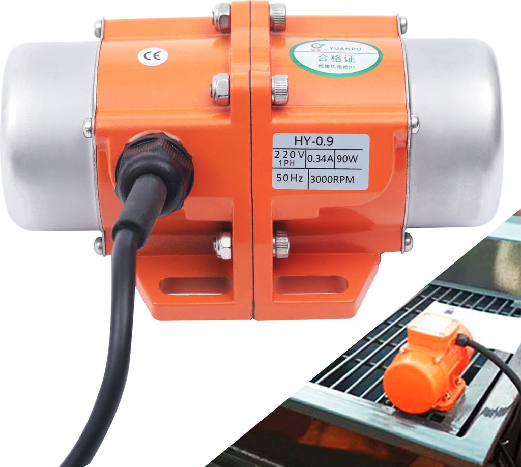 Rüttelmotor 1-Phasen 90W Asynchronous Vibratormotor 3000 U/Min 220V