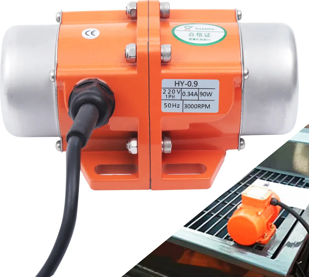 Moteur vibrant 220V 90W silencieux et anti-chauffe pour usage intensif