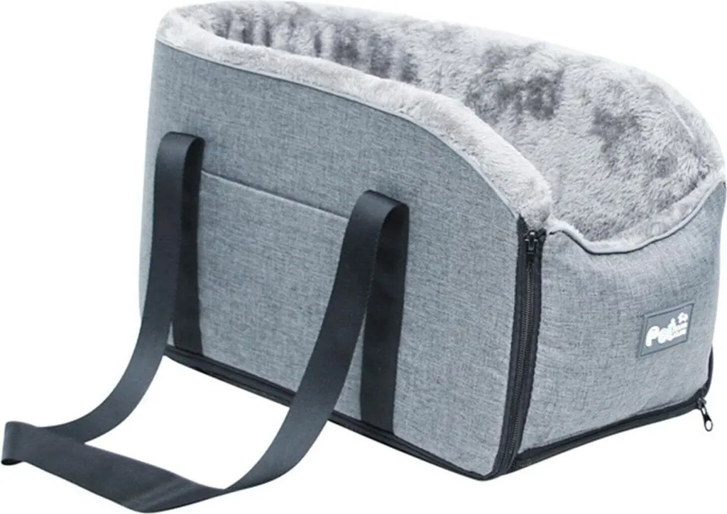 Siège auto chien lavable avec mousse à mémoire de forme et poches