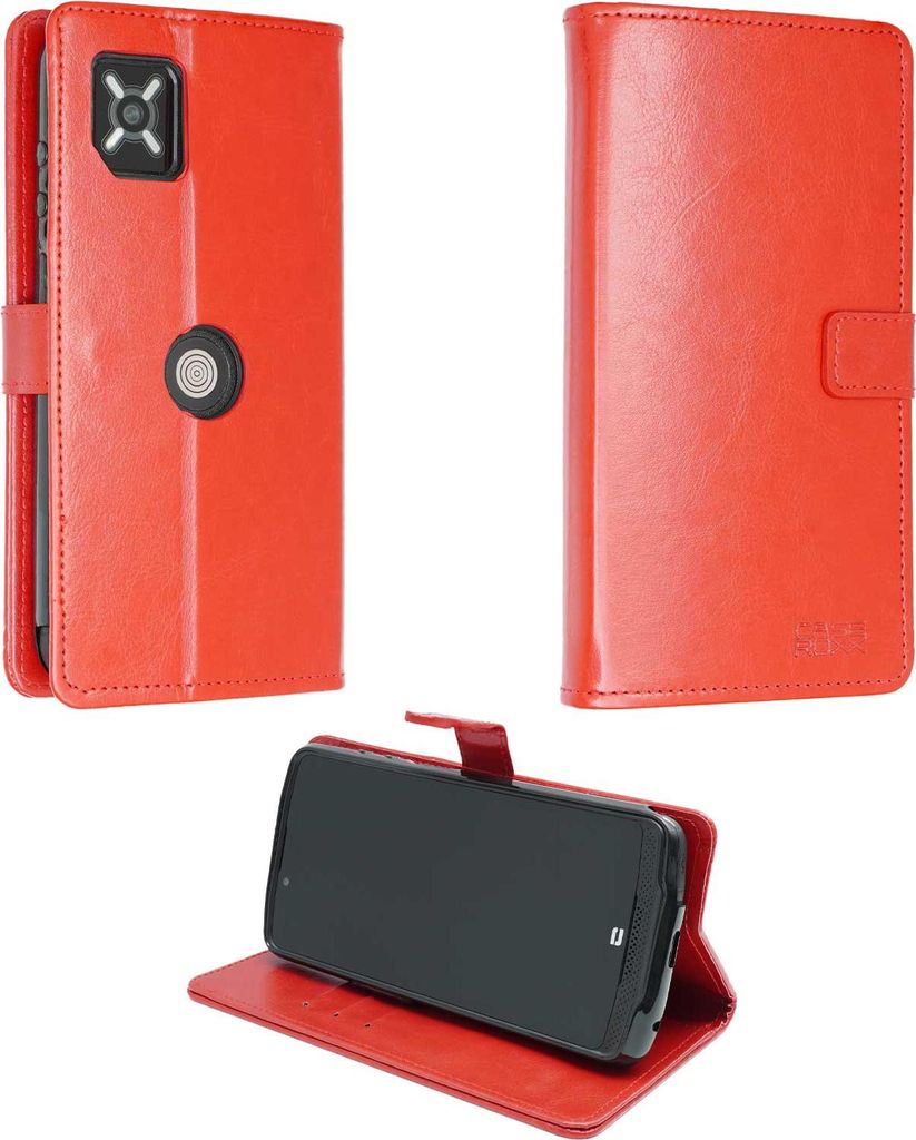 caseroxx Handy Hülle Tasche kompatibel mit Crosscall Core-M6 Bookstyle-Case Wallet Case