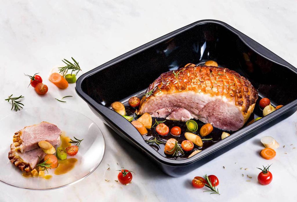 Oetker Maxi Plat à rôtir en émail BACK-IDEE KREATIV, plat à Image du produit 