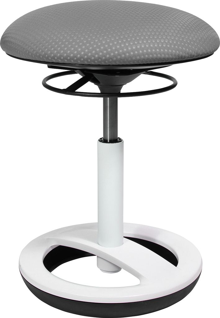 Topstar Fitness-Hocker Sitness Bob Weiß/Dunkelgrau Produktbild 2