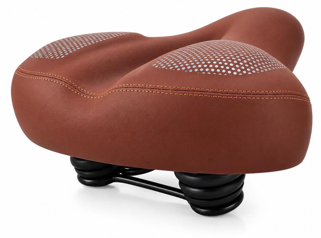 INF Sillín de bicicleta de espuma suave Marrón Imagen del producto 