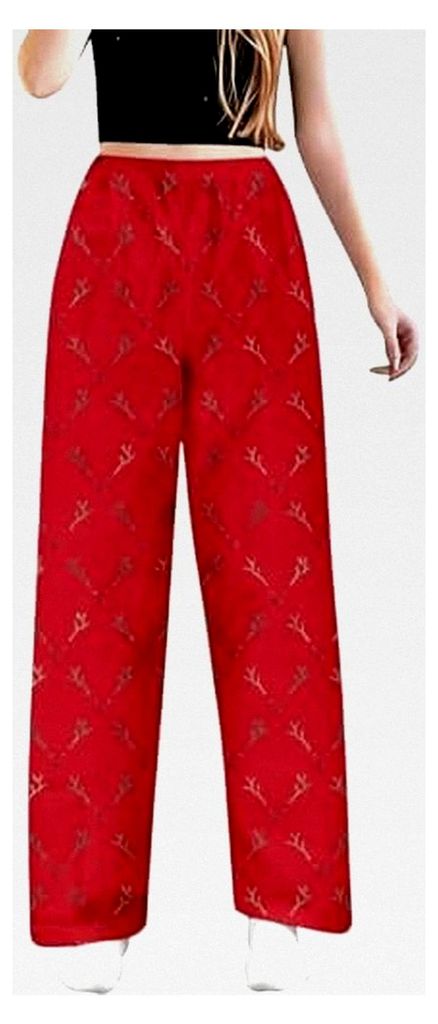 Damen Freizeithose mit geradem Bein und elastischem Bund, gefütterte Fleecehose für den Winter, oversized Schlafhose, weich und bequem, kuschelig...