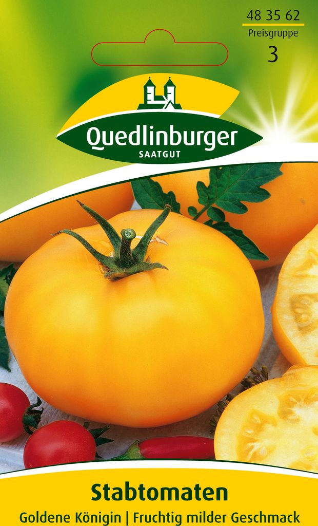 Quedlinburger Saatgut - Stabtomaten Goldene Königin - Samen - 483562