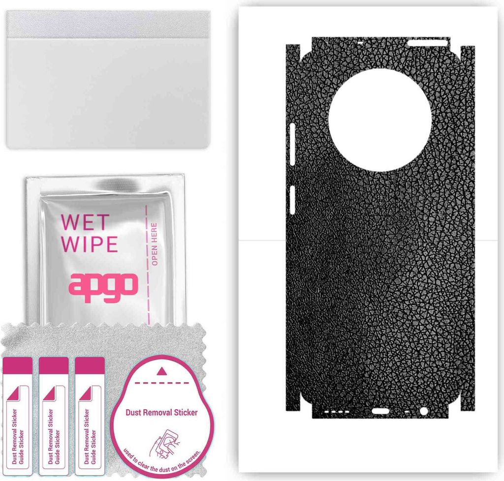 apgo Rückseite + Seiten Schutzfolie, Skin, kompatibel mit Realme 12 5G, Hinten Displayschutzfolie aus Vinylfolie, kratzfest, einfache Montage - Sc...