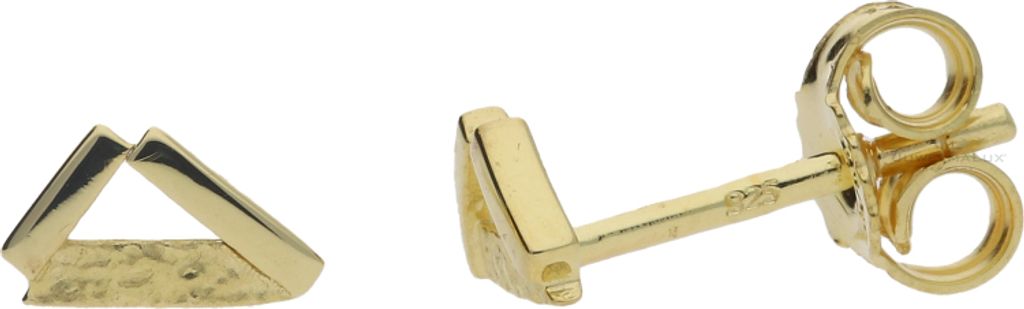 JuwelmaLux Ohrstecker 925 Silber Gold plattiert JL20-06-0683