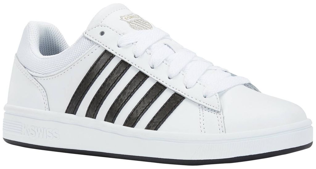 K-Swiss Court Winston White/Black Panther Größe EU 37 Produktbild 