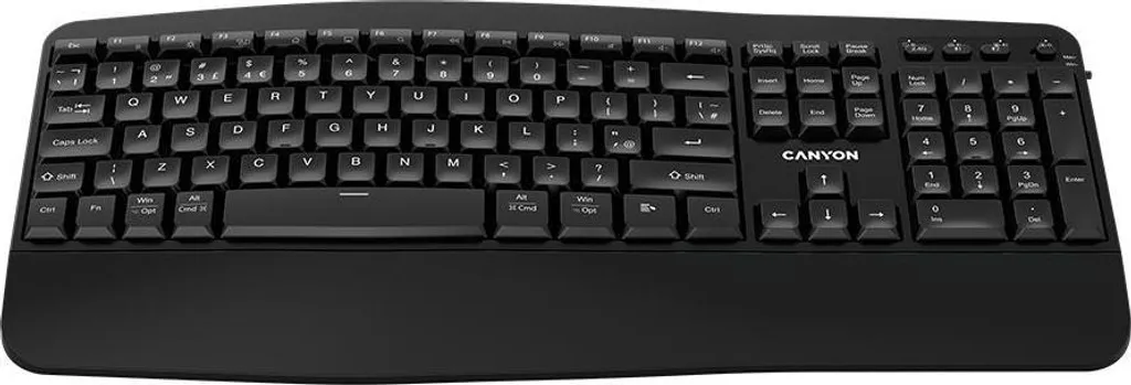 Clavier Ergonomique sans Fil Canyon HKB-W6 avec Repose-poignet Intégré