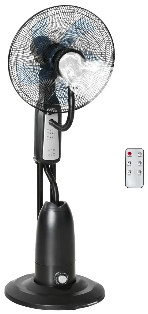 Ventilateur Brumisateur contre la Chaleur - Fraîcheur 90W Télécommande