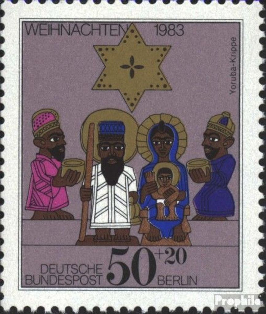 Briefmarken Berlin (West) 1983 Mi 707 (kompl.Ausgabe) gestempelt Weihnachten