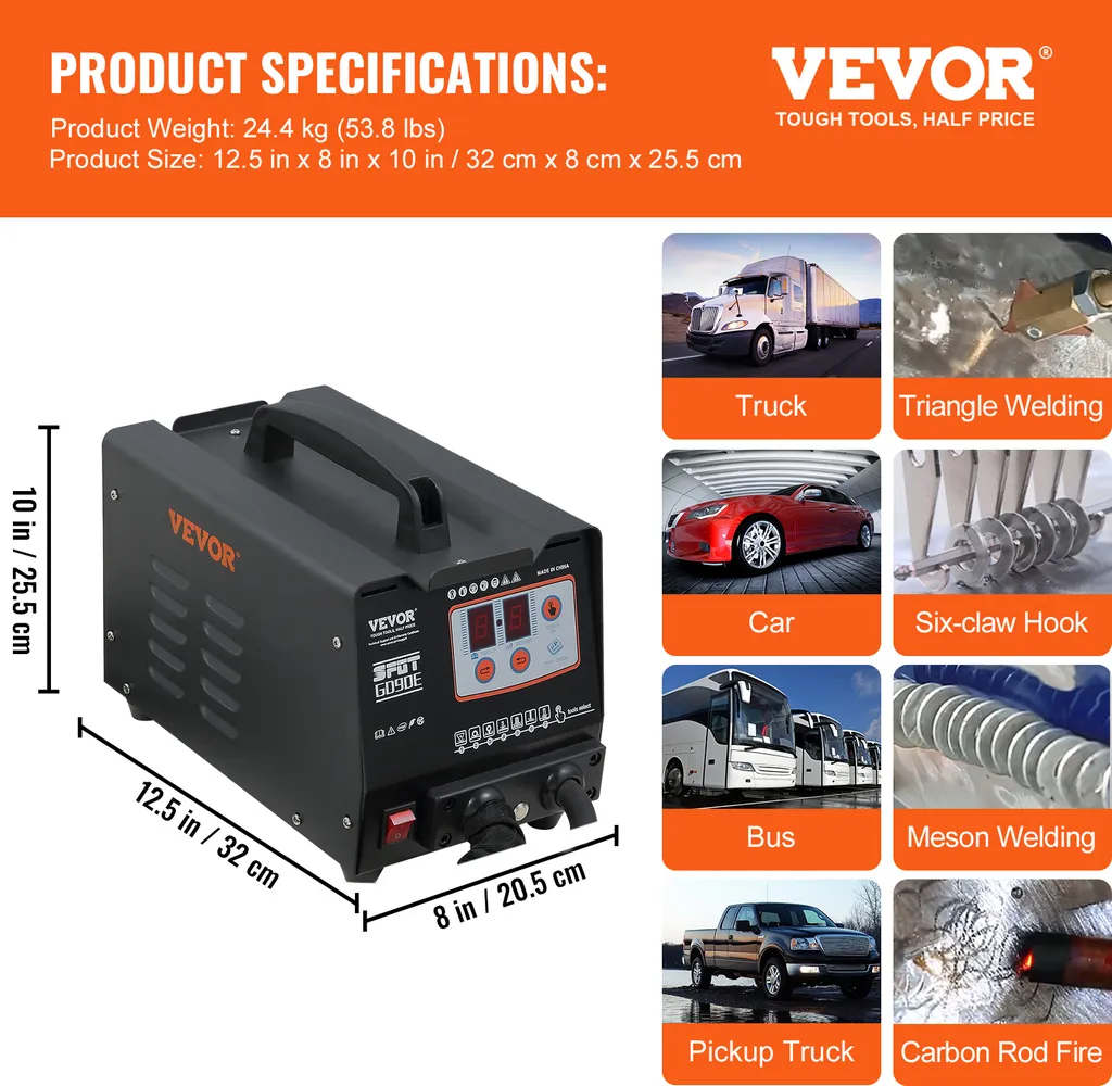 Poste de Soudure par Point pour Débosselage Automobile 3500A et 220V - 7