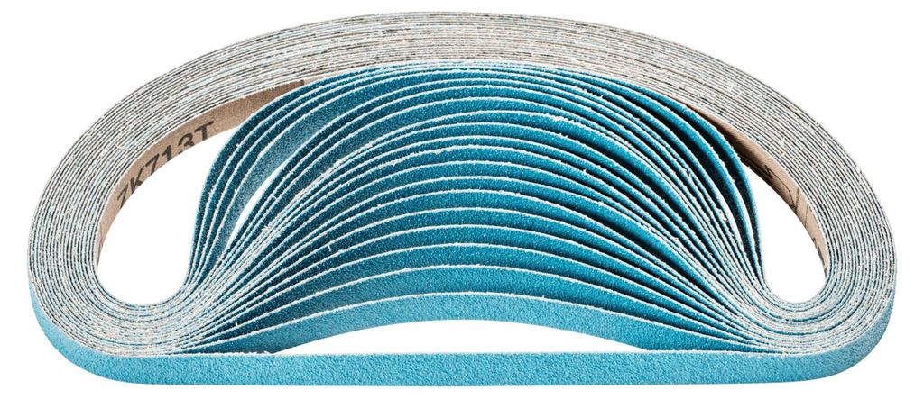 PFERD TOOLS Zirkon Schleifband BA 12x610mm Z80 für hohen Abtrag mit Bandschleifer 100 Stk