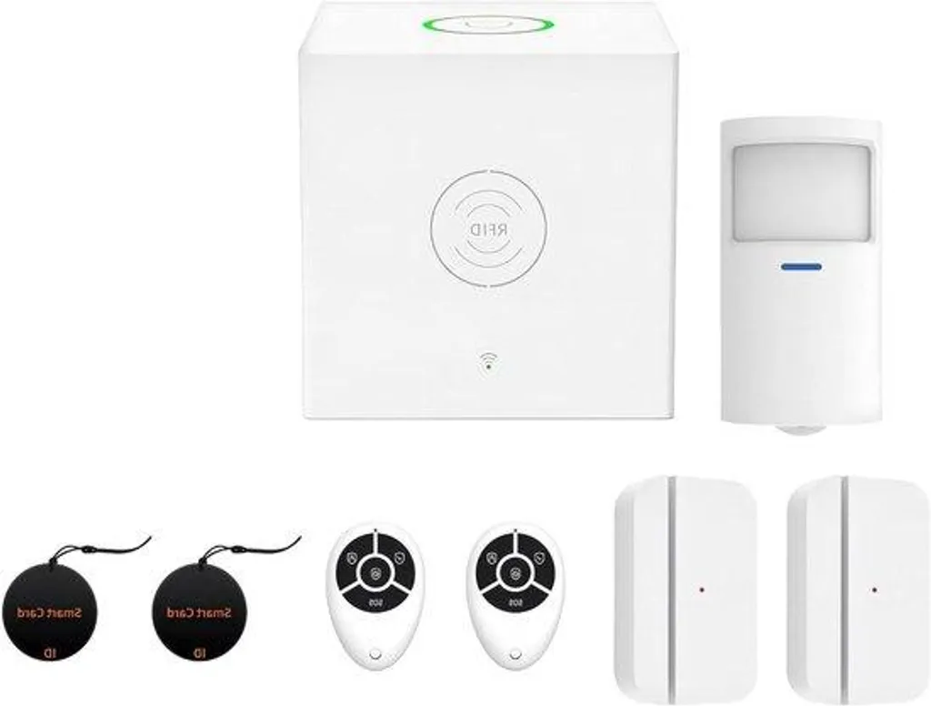Alarme sans fil 8 pièces anti-cambriolage - Sécurité maison et appartement