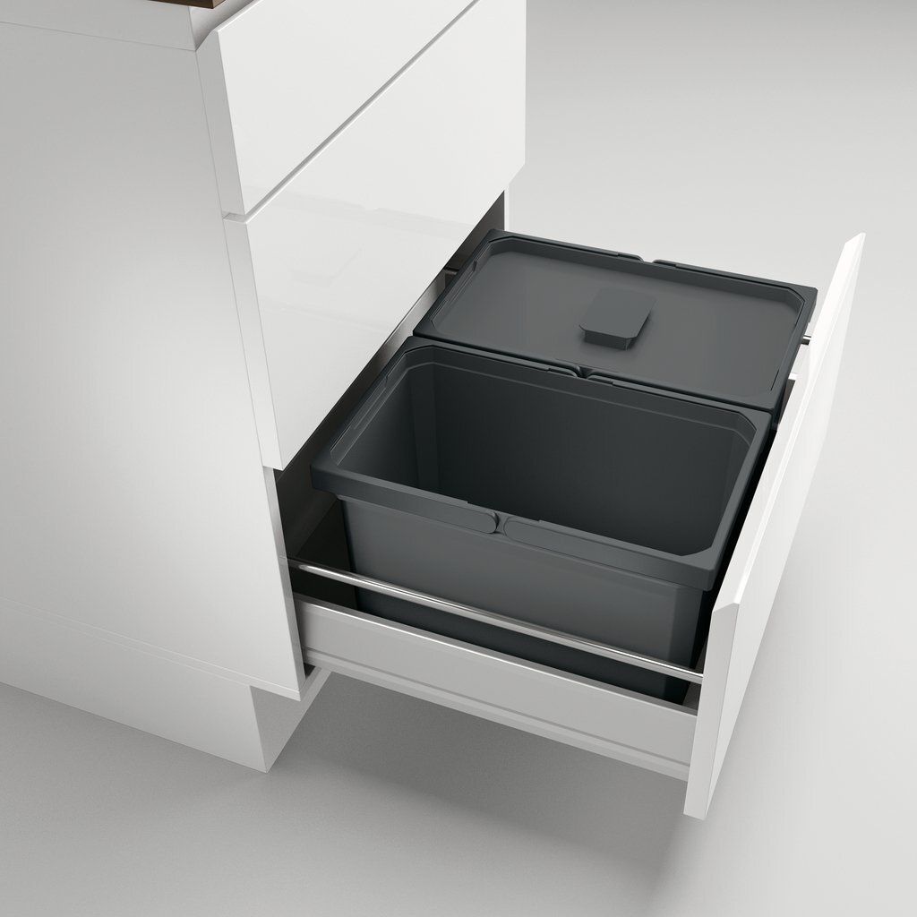 Cox Box Systembehälter 12 Liter – Anthrazit, Maße 256x183x382 Mm – Ersatzeimer Für Cox-Serie