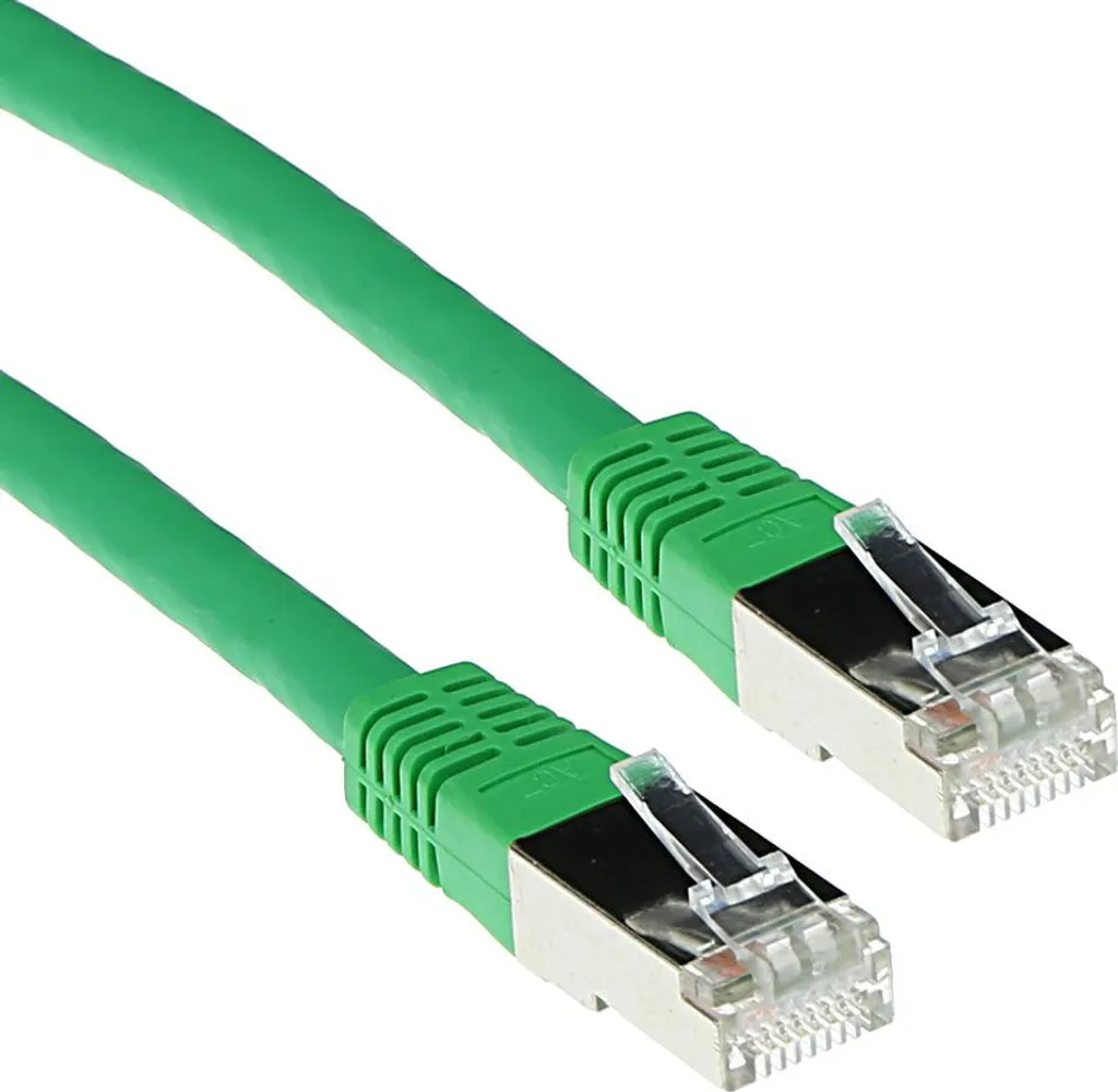 Cavo Rete Verde 20 metri ACT CAT5E F/UTP - Alta Qualità IB7720