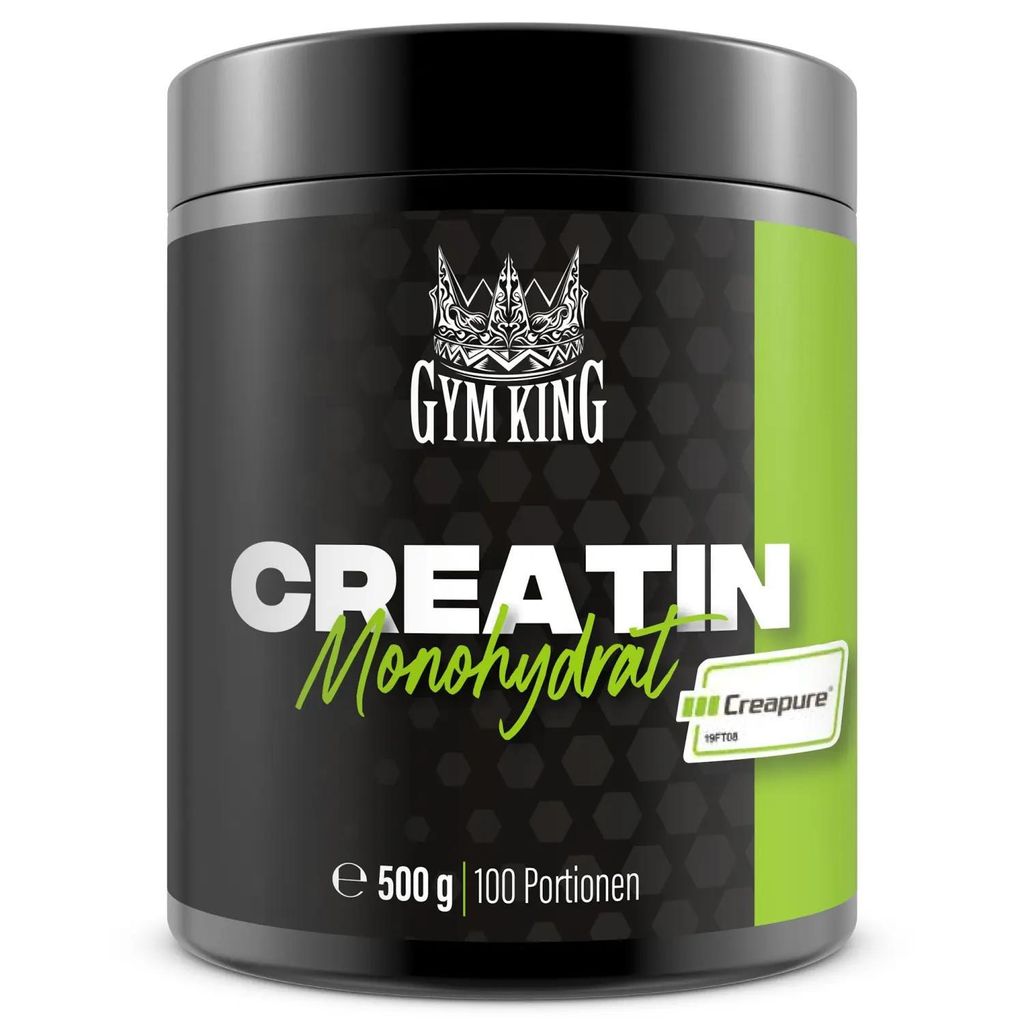 Gym King Creatin Monohydrat (Creapure ) 500g Dose NEU