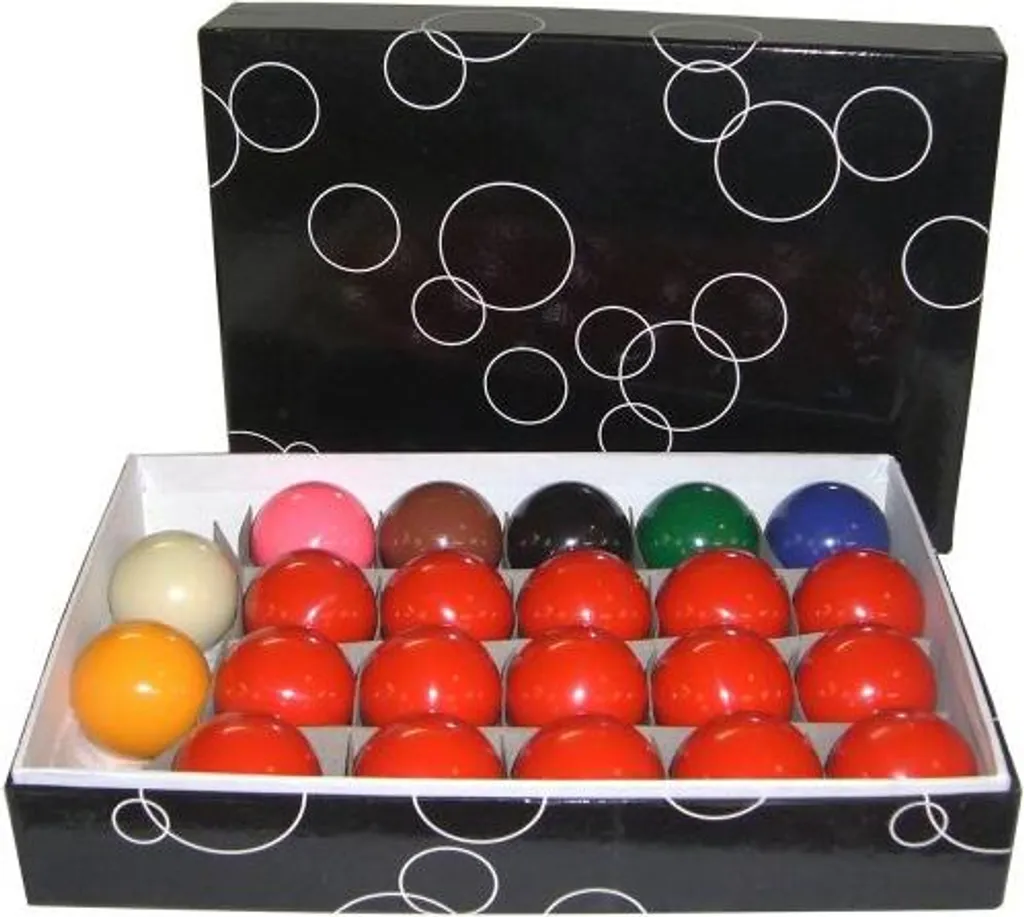 Boules Snooker Standard en Résine Haute Densité - Set de 22 Pièces