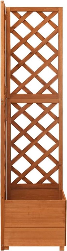vidaXL Rohová mreža s boxom na kvetináče 40x40x150cm Obrázok produktu 