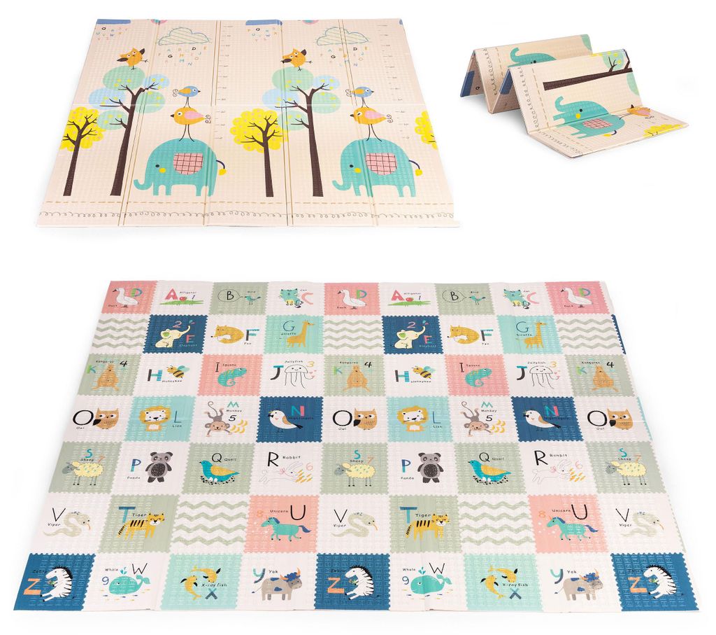 ECOTOYS ECOEVA023 Pěnová hrací podložka, oboustranná 200 x Obrázok produktu 