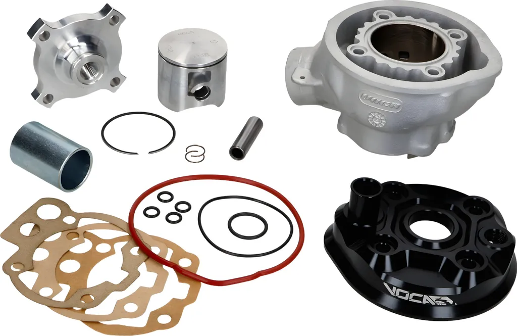 Kit cylindre 80cc pour Minarelli AM6, VOCA Bestia Ø 50 mm noir pour circuit