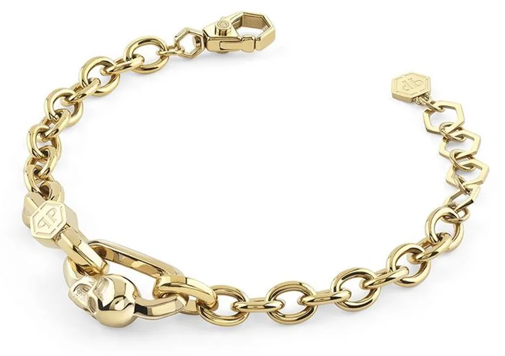 Bracelet Homme Philipp Plein EDGE Idéal pour un Look Rock et Chic en Soirée