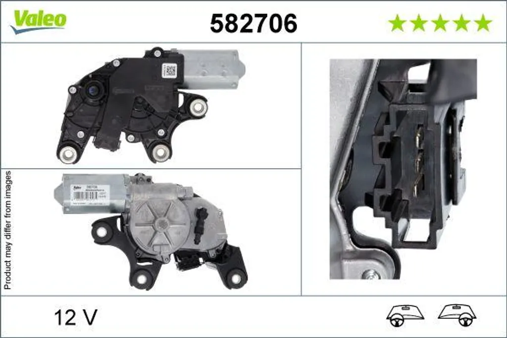 Moteur d'essuie-glace Valeo 582706 OE 4479061500 pour Mercedes Vito