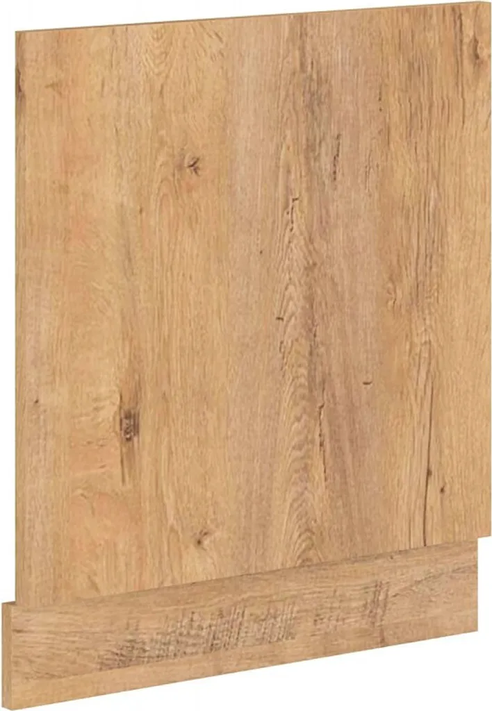 Porte pour lave-vaisselle encastrable SABRYA 60x57 cm, Chêne et Blanc