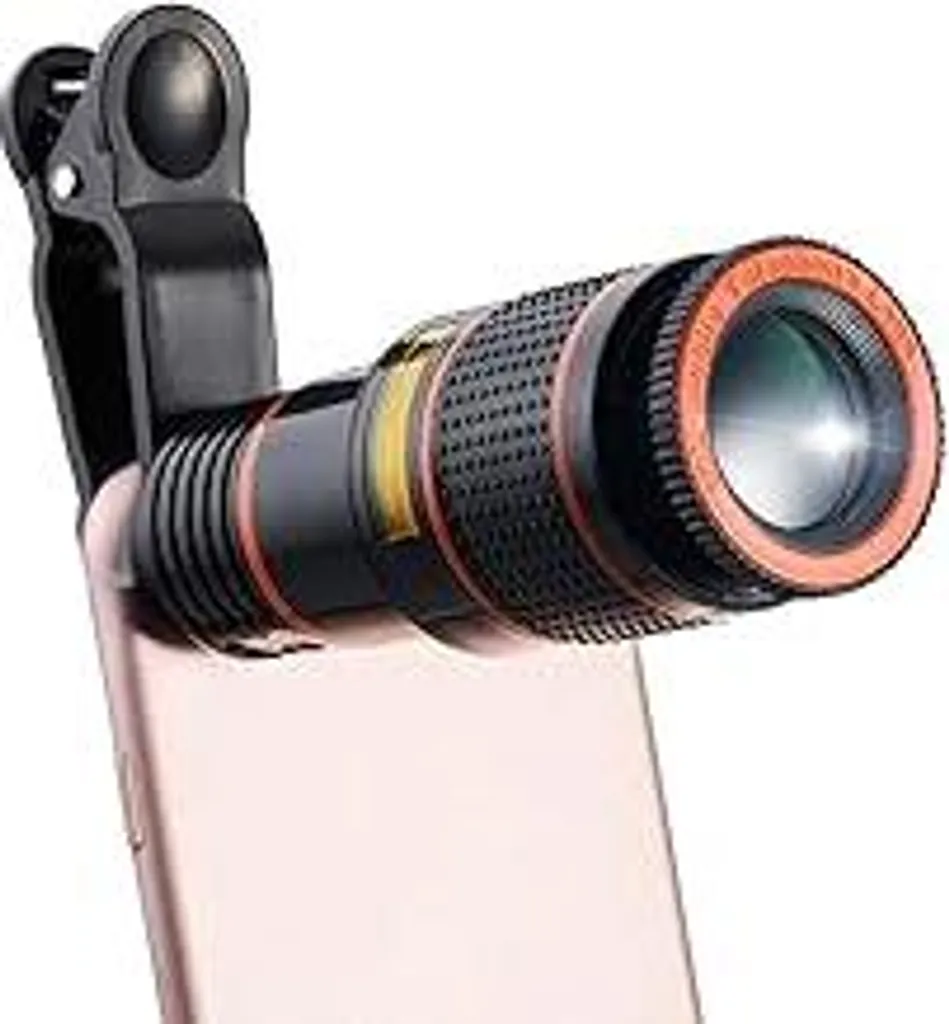 Telescopio Monoculare per Cellulare 12X - Kit Foto Zoom Universale