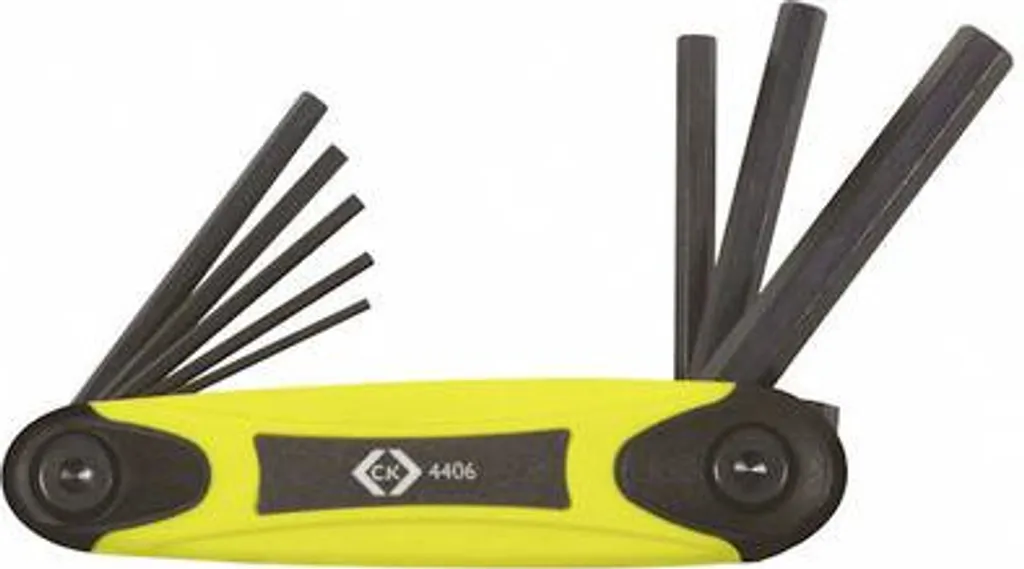 Set di cacciaviti disassati C.K misura chiave (metrica): 1.5 mm, 2 mm, 2,5 mm, 3 mm, 4 mm, 5 mm, 6 mm, 8 mm (T4406)